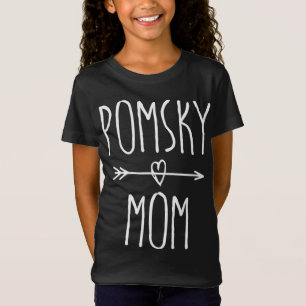 Camiseta Pomsky Mom Cute Pomeranian Husky Dog Lover Regalo