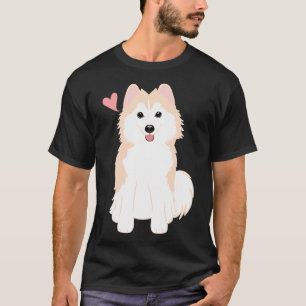 Camiseta Pomsky Pomerania Husky Crema de Amor