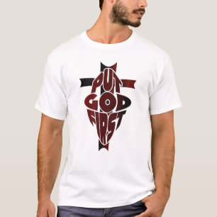 Camiseta “Pon a Dios Primero” estilo retro