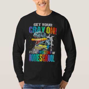 Camiseta Pon Tu Grito En Su Primer Día De Homeschool D