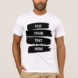 Camiseta Pon tu texto aquí, elevando la mentalidad personal