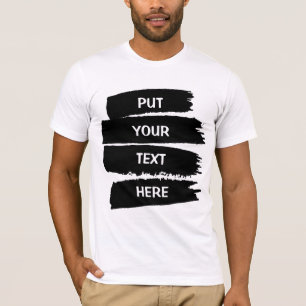 Camiseta Pon tu texto aquí, elevando la mentalidad personal