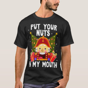 Camiseta Pon Tus Nueces En Mi Boca - Divertidos Navidades G