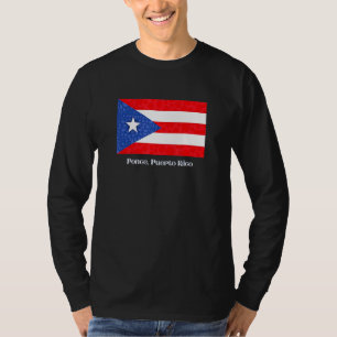 Camiseta Ponce Puerto Rico Por Bandera De Puerto Rico Amapo
