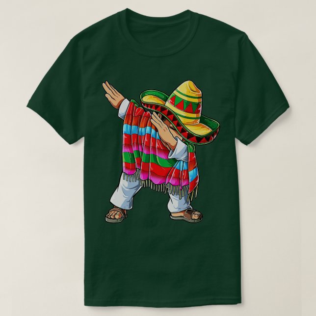 Camiseta Poncho Cinco de Mayo: La tumba de los hombres (Diseño del anverso)