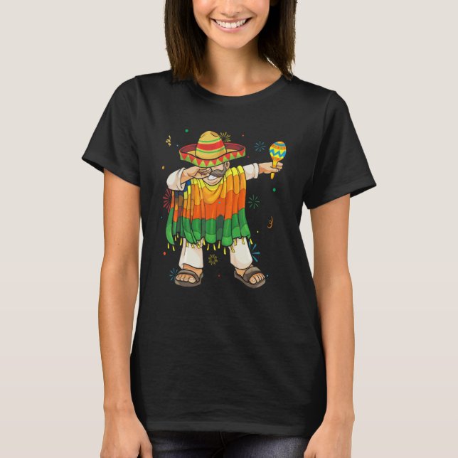 Camiseta Poncho Cinco De Mayo: La tumba de los hombres (Anverso)