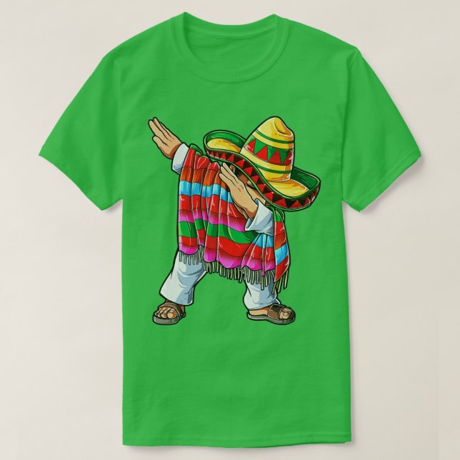 Camiseta Poncho Cinco de Mayo: La tumba de los hombres (Diseño del anverso)