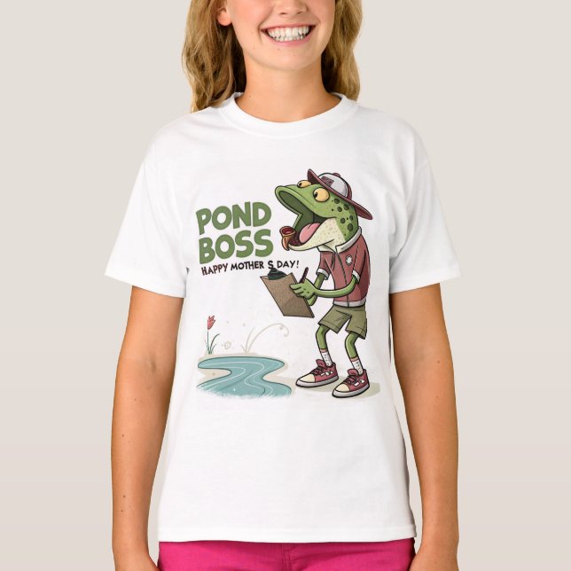 Camiseta Pond Boss para el Día de la Madre (Anverso)