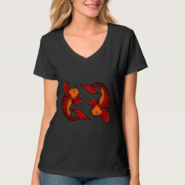 Camiseta Pond Koi Fish 820 (Anverso)