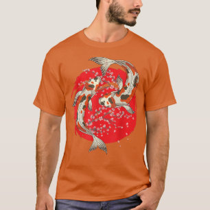 Camiseta Pond Nishikigoi Cherry Blossom Sakur