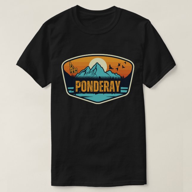 Camiseta Ponderay, Idaho (Diseño del anverso)