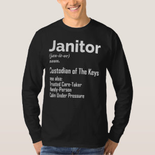 Camiseta Ponente de opinión para Janitor Noun Definition Fa