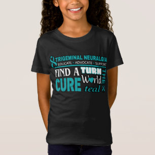 Camiseta Poner el mundo Verde azulado...