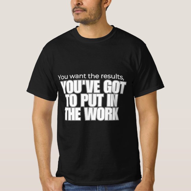 Camiseta Poner en el trabajo (Anverso)