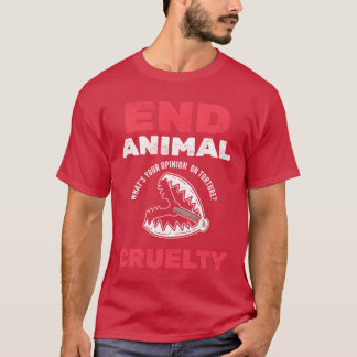 Camiseta Poner fin a la crueldad hacia los animales Asisten