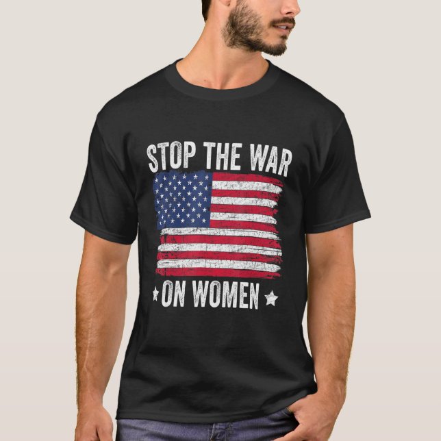 Camiseta Poner Fin A La Guerra Contra Las Mujeres La Bander (Anverso)