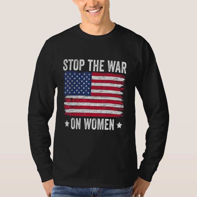 Camiseta Poner Fin A La Guerra Contra Las Mujeres La Bander (Anverso)