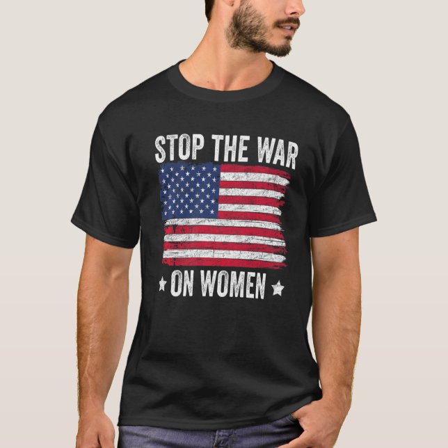 Camiseta Poner Fin A La Guerra Contra Las Mujeres La Bander (Anverso)