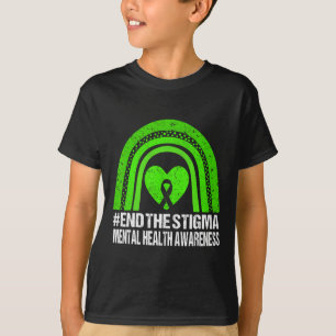Camiseta Poner fin al estigma, conciencia sobre la salud me