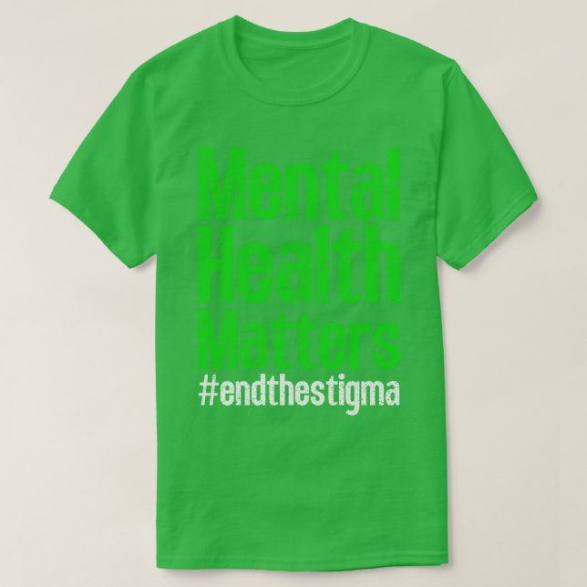 Camiseta Poner fin al estigma de la conciencia sobre la sal (Diseño del anverso)