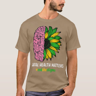 Camiseta Poner fin al estigma que afecta a la salud mental