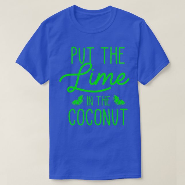 Camiseta Poner La Lime En El Coco (Diseño del anverso)