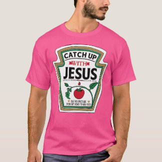 Camiseta Ponerse Al Día Con Jesús, Jesús Cristiano Gracioso