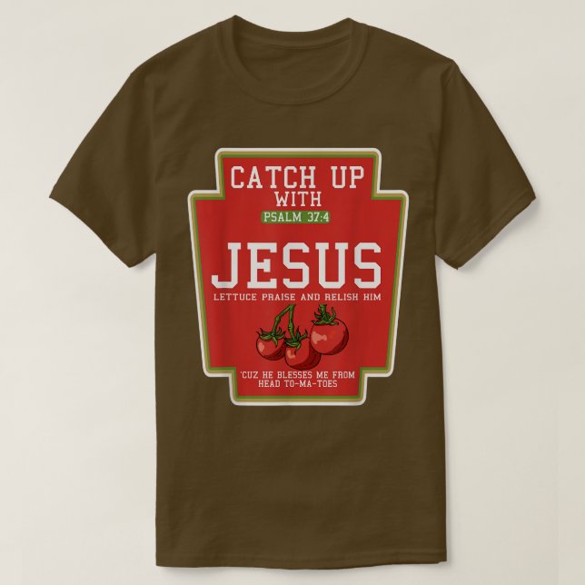 Camiseta Ponerse Al Día Con Jesús Lazy Halloween Disstume P (Diseño del anverso)