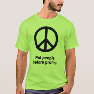 Camiseta Ponga a la gente antes de beneficios