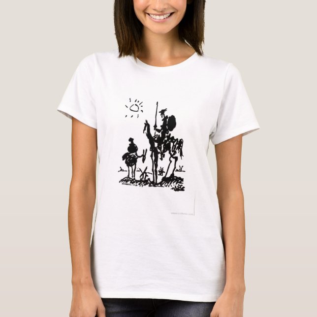 Camiseta ponga al chica del quijote (Anverso)