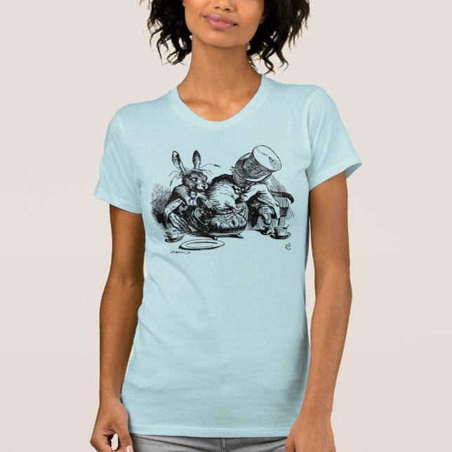Camiseta Ponga el Dormouse en la tetera (Anverso)