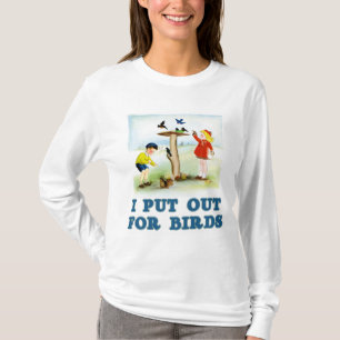 Camiseta Ponga hacia fuera para los pájaros (los niños)