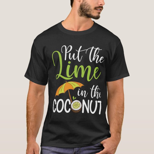Camiseta Ponga la lima en el café Summer Casual (Anverso)