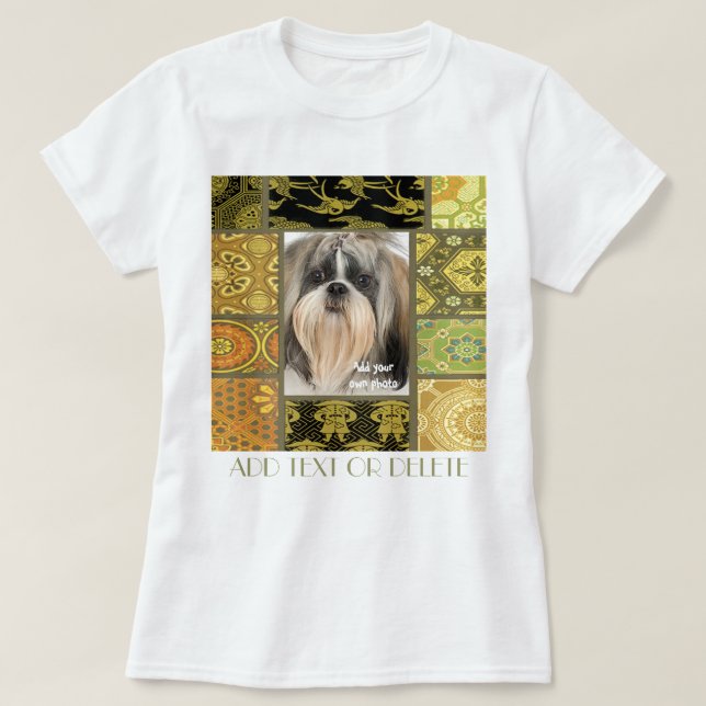 CAMISETA PONGA SU FOTO AQUÍ… (Diseño del anverso)