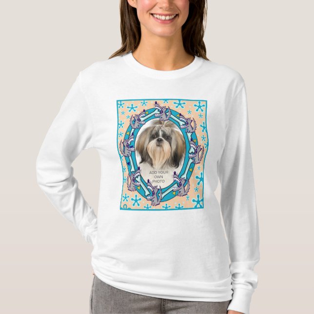 CAMISETA PONGA SU FOTO DE LOS MASCOTAS AQUÍ… (Anverso)