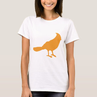 Camiseta Ponga un pájaro en él (el naranja)
