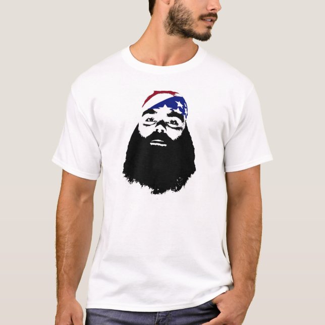 Camiseta Ponga una barba en ella (Anverso)