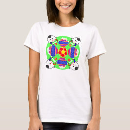 Camiseta Pongal Pot y Cow Kolam