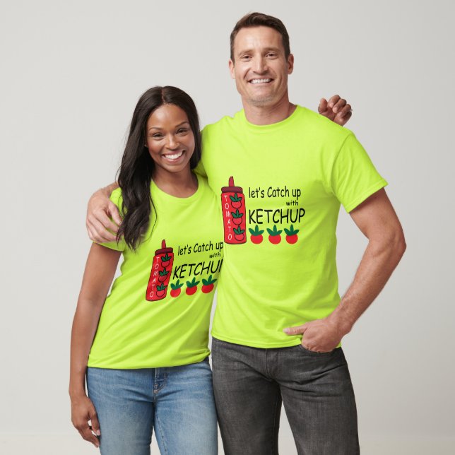 Camiseta Pongámonos al Día con Ketchup (Unisexo)