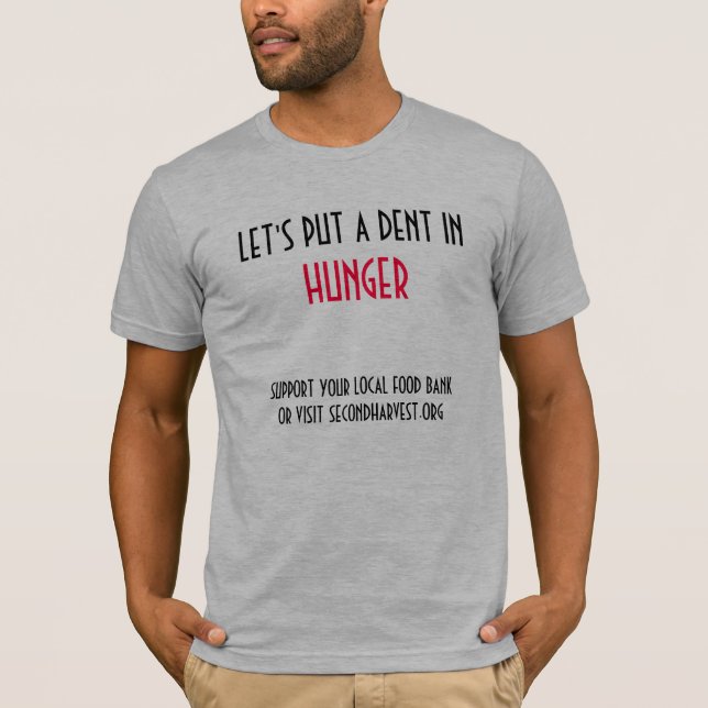 CAMISETA PONGAMOS UNA ABOLLADURA EN HAMBRE (Anverso)
