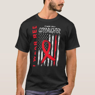 Camiseta Pónganse rojos por la conciencia de la enfermedad 