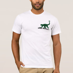 Camiseta Póngase verde en el negro - frente de Munkey/part