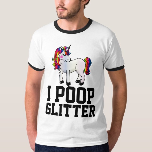 CAMISETA PONGO A LA PURPURINA UNICORN T-SHIRTS TEES (Anverso)