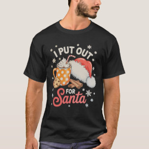 Camiseta Pongo galletas para Santa Chocolate Caliente Navid