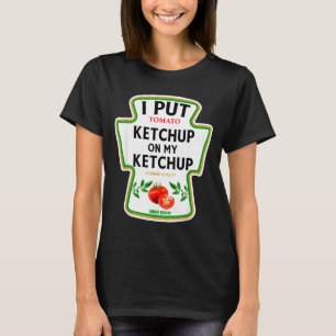 Camiseta Pongo kétchup en mi kétchup 2025 Disfraz Mostaza C