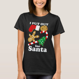 Camiseta Pongo Para Santa Navidad Divertida
