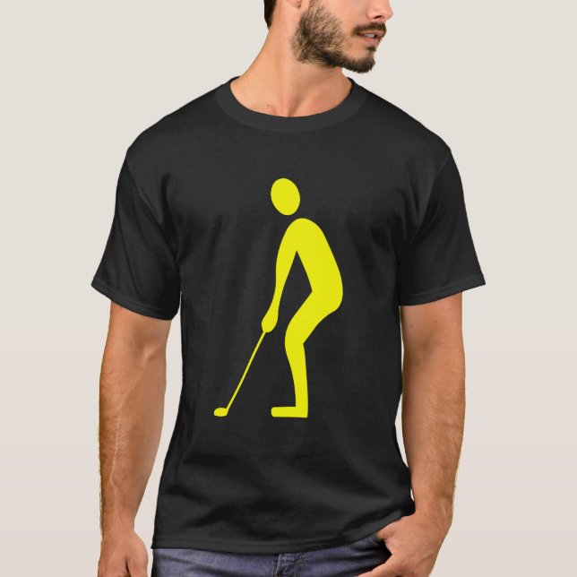 Camiseta Poniendo - Amarillo (Anverso)