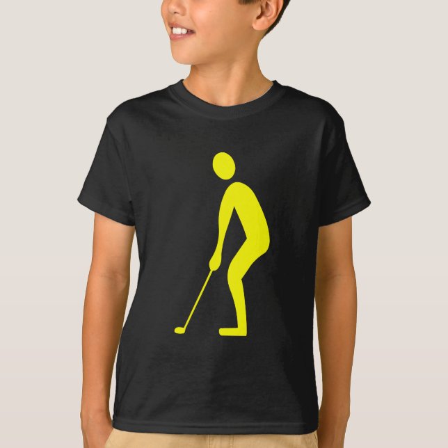 Camiseta Poniendo - Amarillo (Anverso)