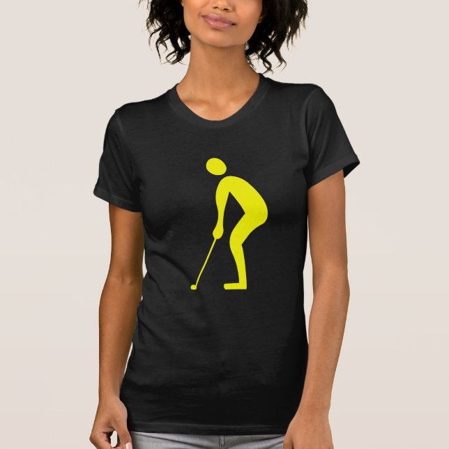 Camiseta Poniendo - Amarillo (Anverso)