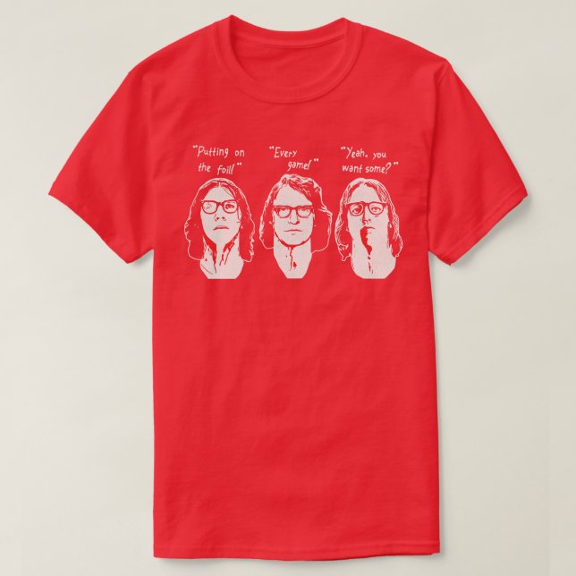 Camiseta Poniendo en el Relieve metalizado a Hanson Brother (Diseño del anverso)